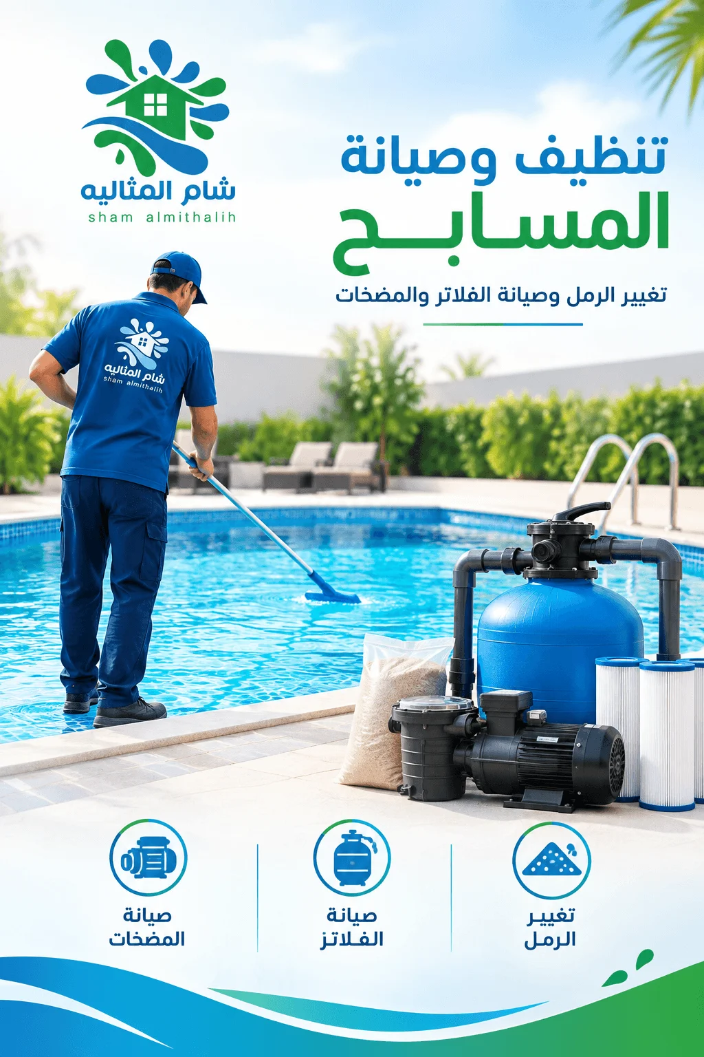 شركة صيانة مسابح بالرياض 